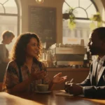 Small business owner meeting with a financing specialist